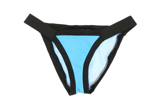 Sole East 267581 Women's Black/Turquoise Bikini Bottom Swimwear Size XS