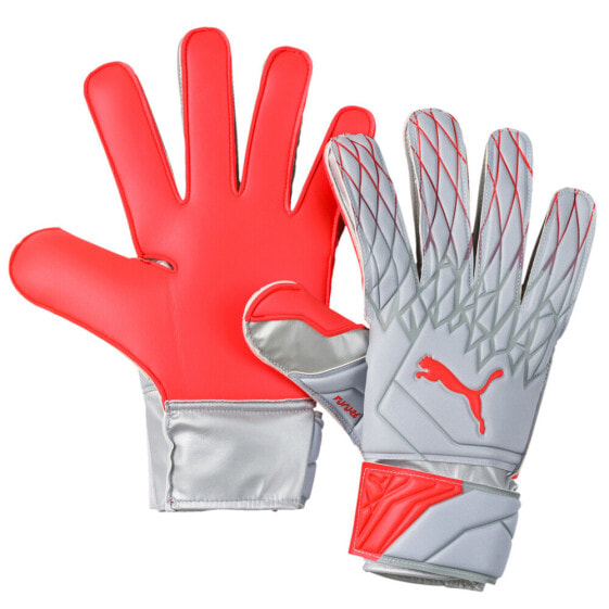 Вратарские перчатки женские PUMA Future Grip 19.4 серые 041626-01