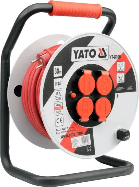 Удлинитель пластиковый Yato 40м 3x2,5мм2