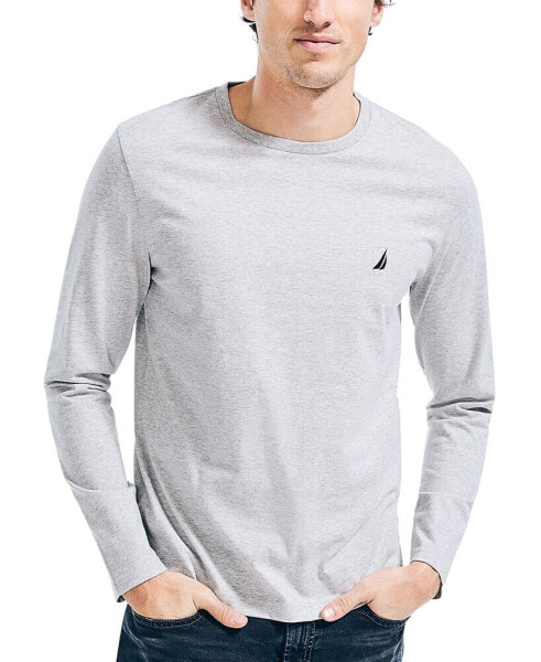 Men's J-Class Logo Classic-Fit Crew Long-Sleeve T-Shirt