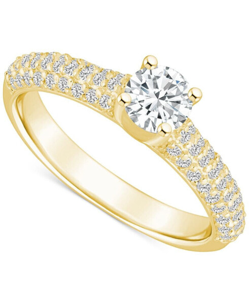 Кольцо Macy's Diamond Pavé Engagement