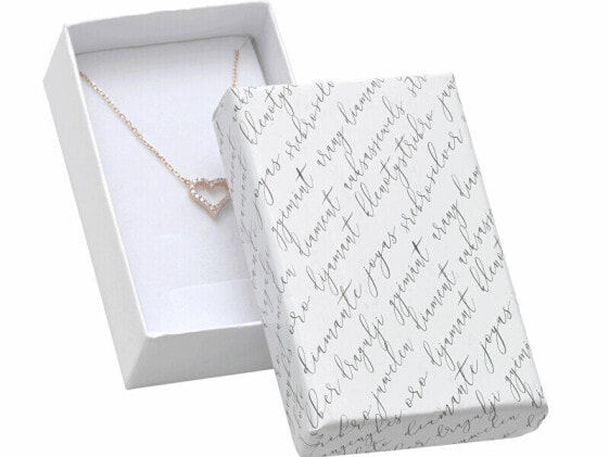 White gift box for jewelry set JK-6 / A1