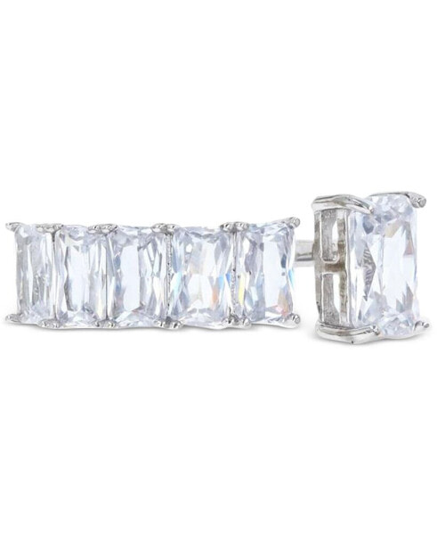 Cubic Zirconia Multi Stone Small and Large Cuff Ring