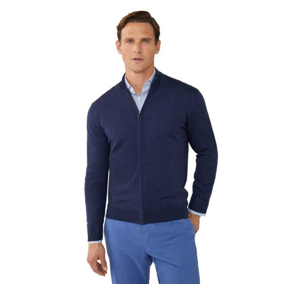 HACKETT Gmd Merino Silk Full Zip Sweater