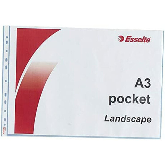 Чехол Esselte Landscape Pocket Горизонтальный Прозрачный A3 полипропилен (10 Предметы)