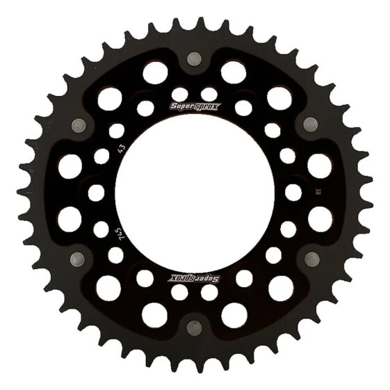 SUPERSPROX Stealth Ducati 525x43 RST745X43BLK rear sprocket