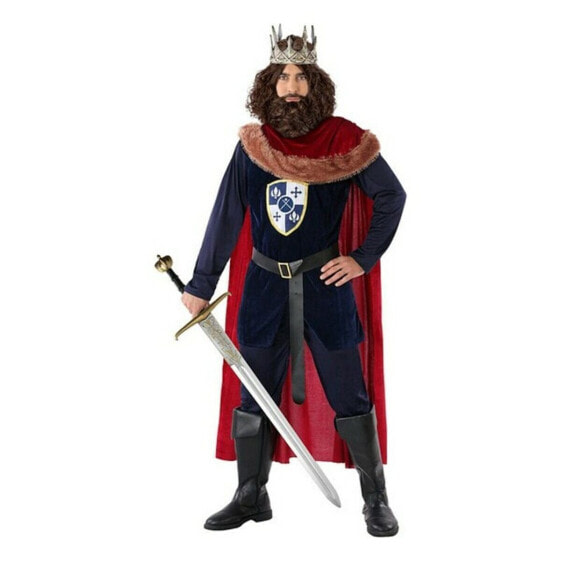 Костюм карнавальный Shico Маскарадные костюмы для взрослых 113893 Король средневековый Тёмно Синий Красный