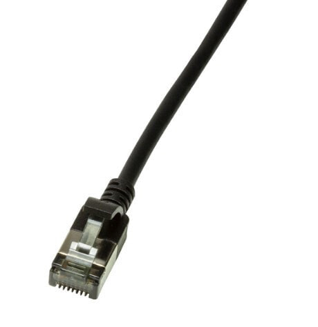 LogiLink Slim U/FTP - 1 m - Cat6a - U/FTP (STP) - RJ-45 - RJ-45