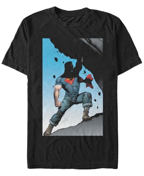 DC Men's Superman Super Strong Poster Short Sleeve T-Shirt
