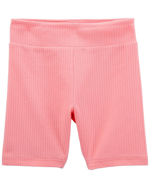 Kid Ribbed Bike Shorts 10