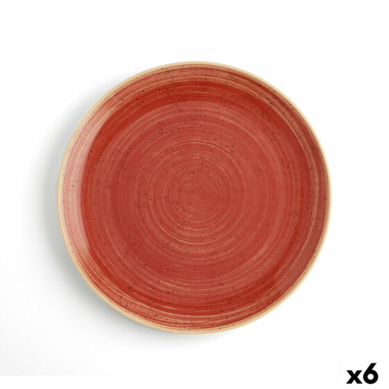 Плоская тарелка Ariane Terra Керамика Красная Ø 29 см (6 штук)