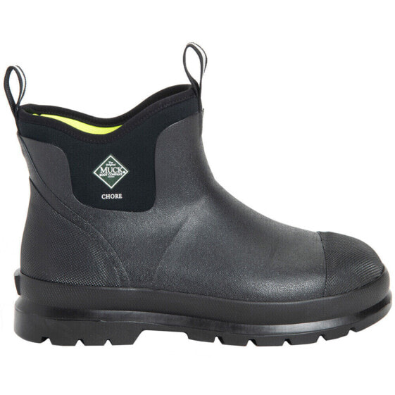 Muck Boot Chore Classic Chelsea Pull On Mens Black Casual Boots CHC-000A