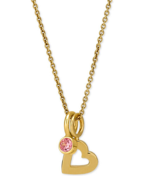 Sarah Chloe love Count Layered Charm Pendant Necklace in 14k Gold-Plate Over Sterling Silver, 18"