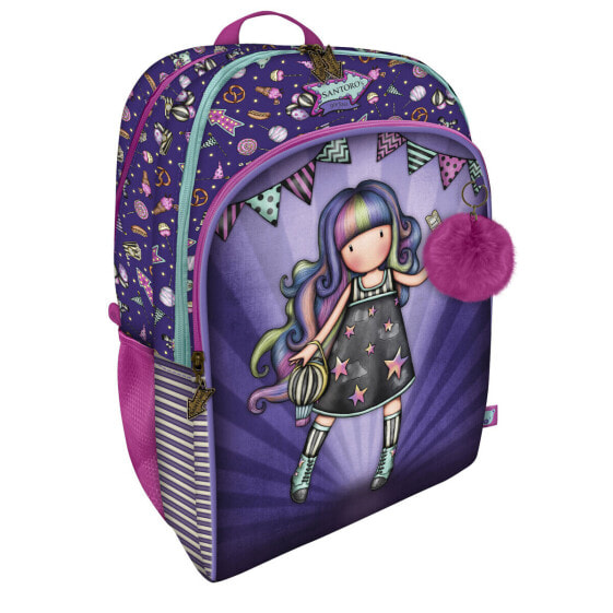 Детский рюкзак SANTORO LONDON Gorjuss Up and away Фиолетовый 34.5 x 43.5 x 22 см