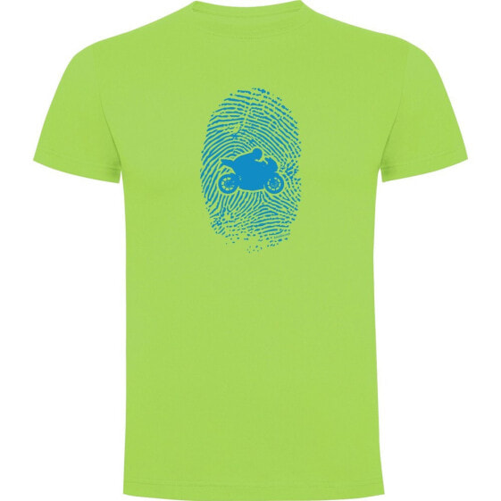 KRUSKIS Motorbiker Fingerprint short sleeve T-shirt