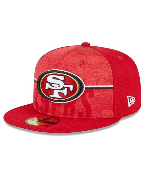 Головной убор мужской New Era шапка на 49ers мужские сан-франциско 59FIFTY 2023 NFL тренировочный лагерь рубин_DISABLEDScarlet9049262798543186098.