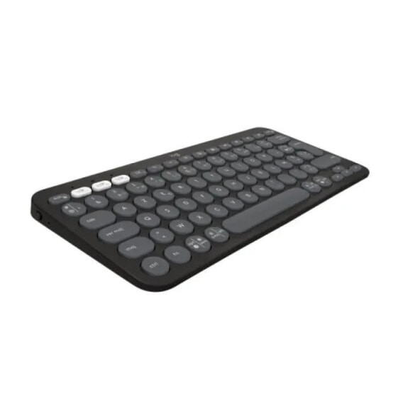 LOGITECH - Kabellose Tastatur - Pebble Keys 2 M380s - Bluetooth - Easy-Switch-Taste - Graphit - (920-011803)
