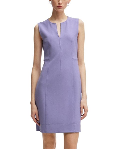 Women's Notch Neckline Sleeveless Dress