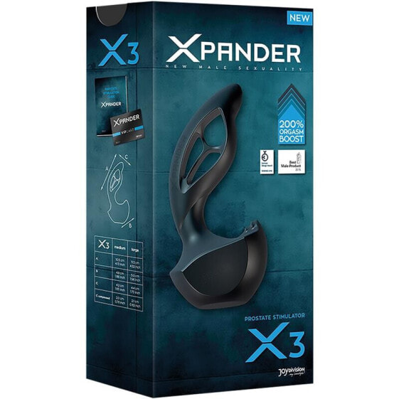 Массажер простаты Joydivision XPANDER X3 Medium Black