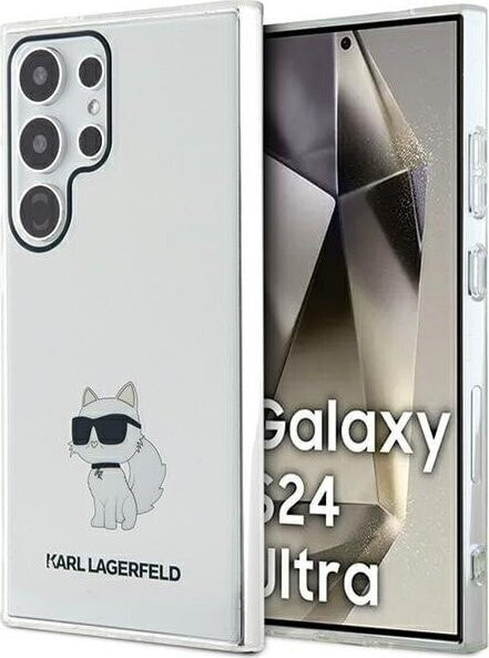 Karl Lagerfeld Etui Karl Lagerfeld KLHCS24LHNCHTCT Samsung Galaxy S24 Ultra hardcase IML Choupette transparent