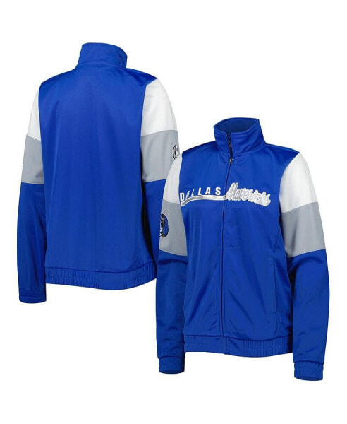 Women's Blue Dallas Mavericks Change Up Full-Zip Track Jacket