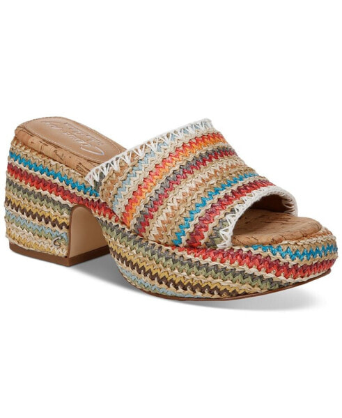 Women's Ilyse Platform Woven Stitched Sandals