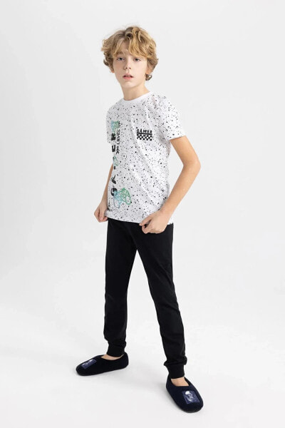 Пижама defacto Printed Short-Sleeve Boy's