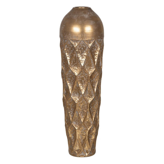 Vase Golden Iron 25 x 25 x 85 cm