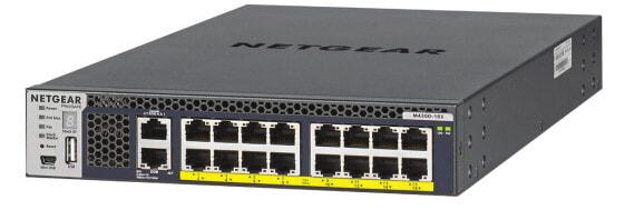 Netgear M4300-16X - Managed - L3 - 10G Ethernet (100/1000/10000) - Power over Ethernet (PoE) - Rack mounting - 1U