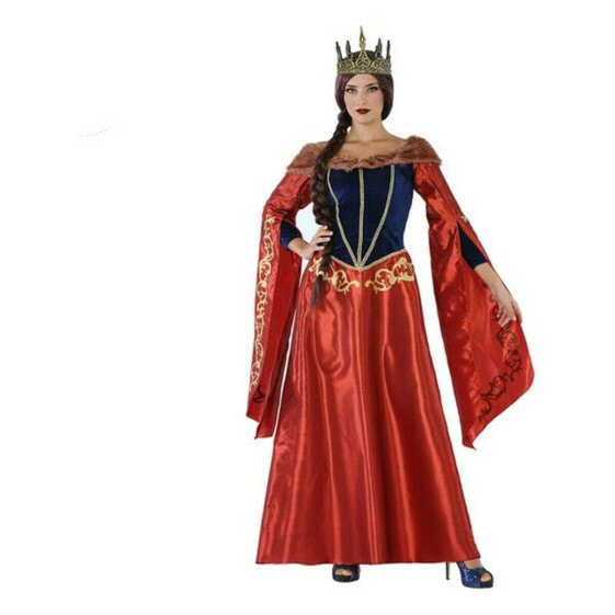 Маскарадные костюмы для взрослых 113916 Красный Тёмно Синий Королева средневековая
