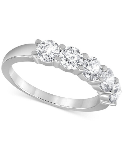 Кольцо Macy's Diamond 5-Stone Band.