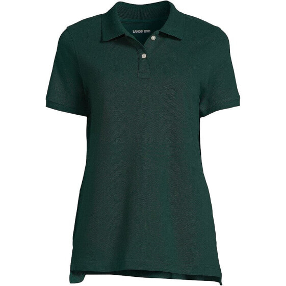 Women's School Uniform Tall Short Sleeve Mesh Polo Shirt