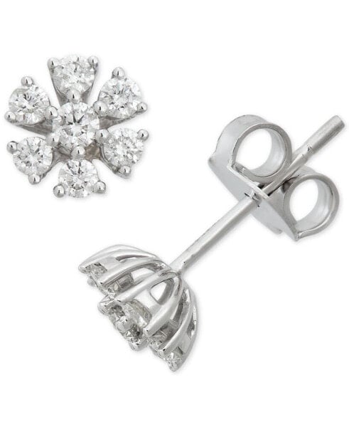 Серьги Macy's Diamond Starburst Stud