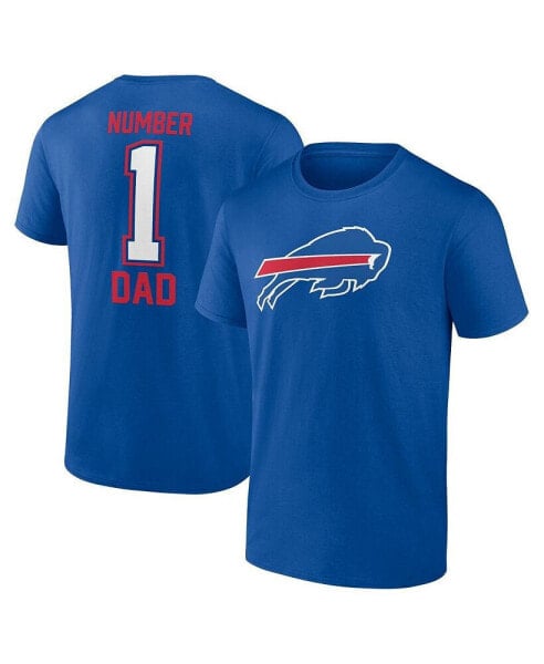Men's Royal Buffalo Bills Father's Day T-shirt