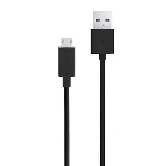 Универсальный кабель USB-MicroUSB Celly USBMICROB Чёрный 1 m