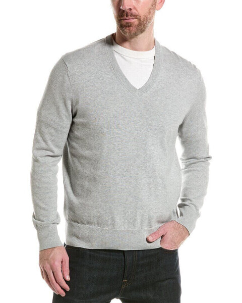 Brooks Brothers Jersey V-Neck Sweater Men's S