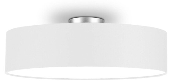 Stoff Deckenlampe Ø 50cm Weiß