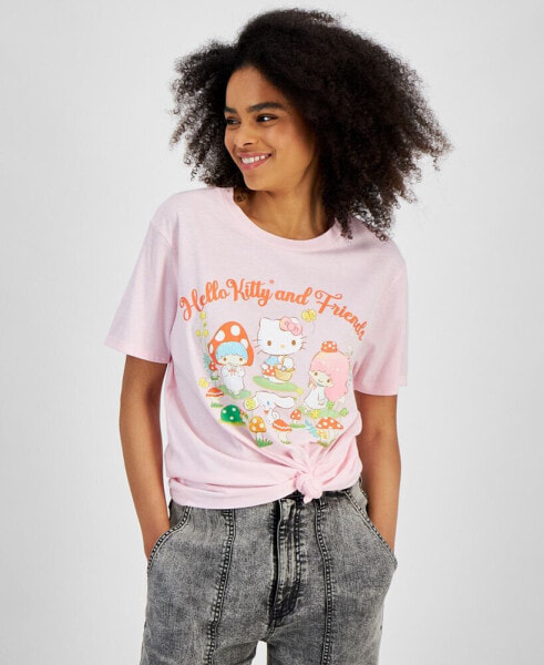Juniors' Mushrooms Hello Kitty & Friends T-Shirt
