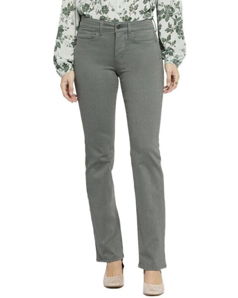 Nydj Petite Marilyn Sage Leaf Straight Leg Jean Women's 18P