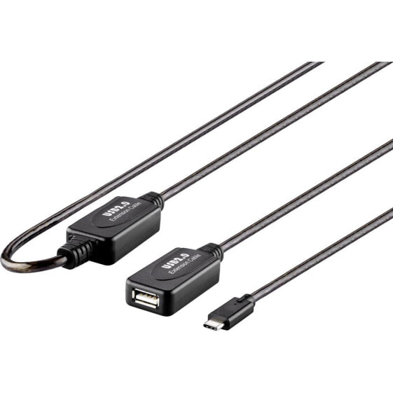 Renkforce RF-4752800 - 7.5 m - USB A - USB C - USB 2.0 - 480 Mbit/s - Black
