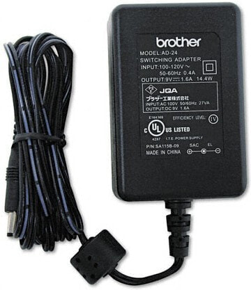 Brother AD-24ES - Label printer - Indoor - 120 V - 50/60 Hz - 14.4 W - 9 V