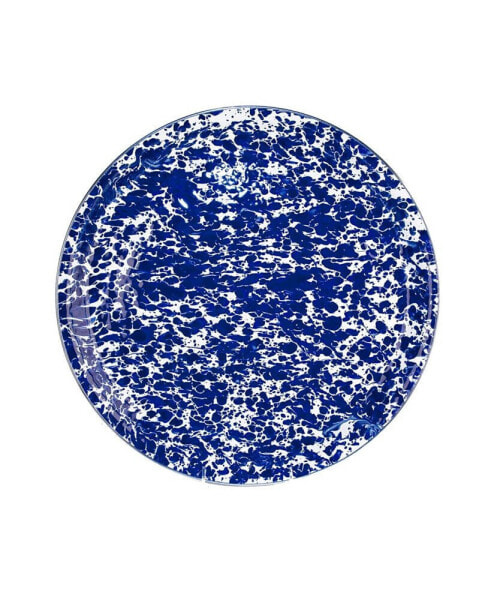 Cobalt Swirl Enamelware Collection 20" Serving Tray