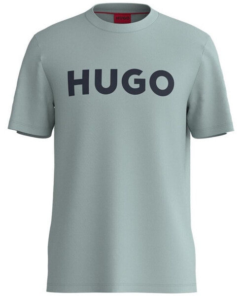 Футболка с графическим логотипом, регулярного кроя, мужская, Hugo Boss