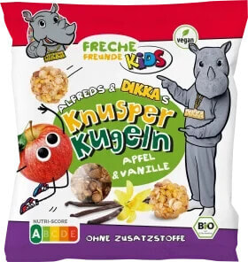 Kindersnack Knusperkugeln Apfel & Vanille, 30 g