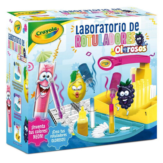 Crayola Smelly And Neon Crayons Lab Набор для создания ароматизированных фломастеров