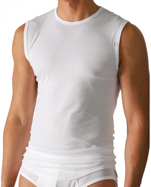 Mey Herren Shirt – Größe Unterhemd mit Rundhals-Ausschnitt Ohne Arm - Pima Baumwolle supergekämmt 2801 Noblesse