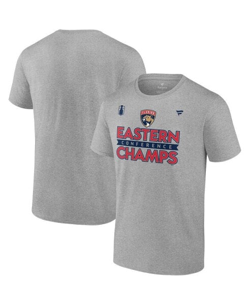 Men's Steel Florida Panthers 2024 Eastern Conference Champions Locker Room T-Shirt