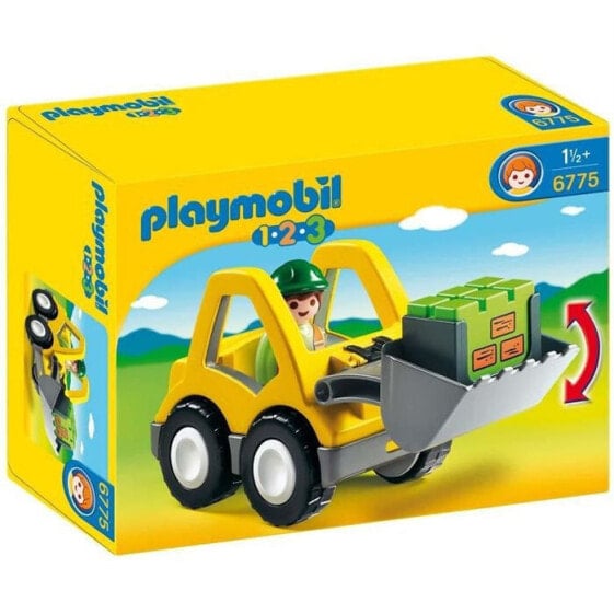 Набор "Экскаватор" Playmobil, цвет жёлтый, серый, размер 200x75x150 мм