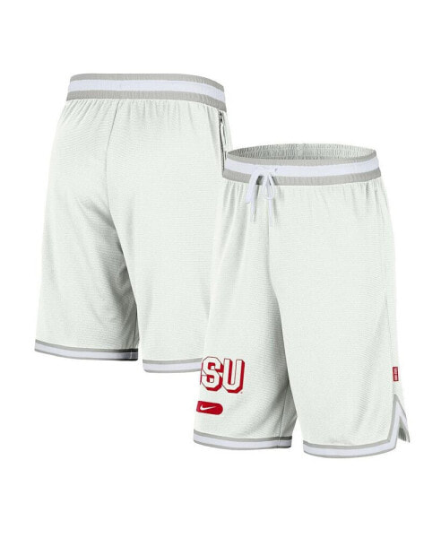 Men's White Ohio State Buckeyes DNA 3.0 Performance Shorts