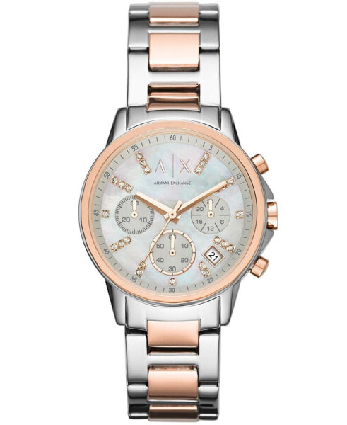 Women's Chronograph Two-Tone Stainless Steel Watch 36mm